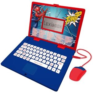 Lexibook , Spider-Man, Bilingual Czech/English Educational Laptop, Toy for Children with 124 Language Activities, Writing, Mathematics, Logic, Music, and Games, Blue/Red, JC598SPi12 Lexibook , Spider-Man, Bilingual Czech/English Educational Laptop, Toy for Children with 124 Language Activities, Writing, Mathematics, Logic, Music, and Games, Blue/Red, JC598SPi12