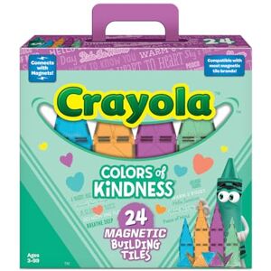 Hawksbill Crayola Magnetic Building Tiles – 24 Piece Set Pastel Building Blocks Tile Compatible with Major Tile Brands Giftable STEM Toy for Ages 3+ Hawksbill Crayola Magnetic Building Tiles – 24 Piece Set Pastel Building Blocks Tile Compatible with Major Tile Brands Giftable STEM Toy for Ages 3+