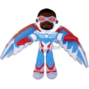Simba Captain America Sam Wilson poseable 25cm plush toy figure, from the Captain America series Simba Captain America Sam Wilson poseable 25cm plush toy figure, from the Captain America series