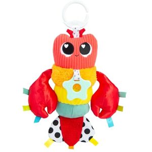 LAMAZE Liam The Lobster Clip & Go Toy, Textured Clip-On Sensory Lobster, Crinkle Tail & Chime Sounds, Starfish Teether, Travel-Friendly Stroller Toy, Tactile Fine Motor Development, Early Learning LAMAZE Liam The Lobster Clip & Go Toy, Textured Clip-On Sensory Lobster, Crinkle Tail & Chime Sounds, Starfish Teether, Travel-Friendly Stroller Toy, Tactile Fine Motor Development, Early Learning