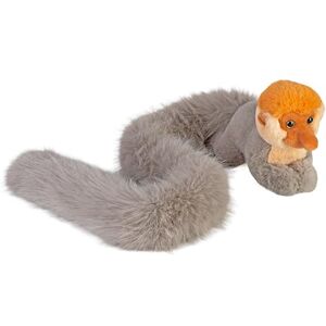 WILD REPUBLIC Tailkins Proboscis Monkey, Stuffed Animal, 40 Inches, Plush Toy, Fill is Spun Recycled Water Bottles WILD REPUBLIC Tailkins Proboscis Monkey, Stuffed Animal, 40 Inches, Plush Toy, Fill is Spun Recycled Water Bottles