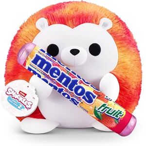 Snackles , Series 2, Hedgehog (Mentos, Fruit), Plush Toy, Cuddly Squishy Comfort Plush with License Snack Brand Accessory, Small (20 cm), Brown Box, (Hedgehog) Snackles , Series 2, Hedgehog (Mentos, Fruit), Plush Toy, Cuddly Squishy Comfort Plush with License Snack Brand Accessory, Small (20 cm), Brown Box, (Hedgehog)