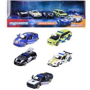 Majorette Rescue World 5 Pieces Giftpack collection vehicles to display and play Majorette Rescue World 5 Pieces Giftpack collection vehicles to display and play