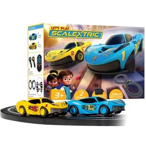 Scalextric G1189M My First Let's Play! Racing Tracks Sets for Kids Ages 3+ Mains Powered Micro Race Set, Toy Car Kits for Boys. Incl. 1x Speed Track, 2x Cars, 2x Controllers Toys Gifts Scalextric G1189M My First Let's Play! Racing Tracks Sets for Kids Ages 3+ Mains Powered Micro Race Set, Toy Car Kits for Boys. Incl. 1x Speed Track, 2x Cars, 2x Controllers Toys Gifts