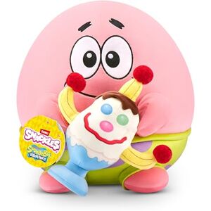 Snackles 14-inch Licensed Character SpongeBob Squarepants Plush (PATRICK STAR) by ZURU, Soft Doll and Cuddly Pillow Toy with Snack Accessory Snackles 14-inch Licensed Character SpongeBob Squarepants Plush (PATRICK STAR) by ZURU, Soft Doll and Cuddly Pillow Toy with Snack Accessory