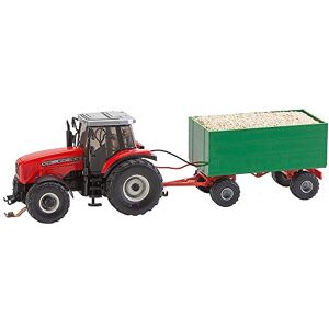 Faller FA161588 MF Tractor with Wood Chip Trailer Viking Accessories for Model Railway, Model Building, Not Inquired, Red Faller FA161588 MF Tractor with Wood Chip Trailer Viking Accessories for Model Railway, Model Building, Not Inquired, Red