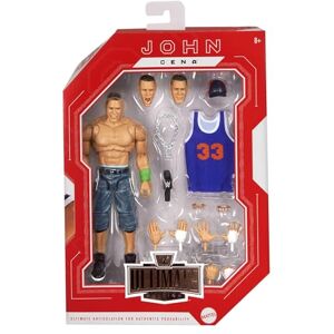 Mattel WWE Ultimate Edition John Cena 6-inch Action Figure & Accessories Set, 10+ Pieces Include Swappable Heads & Hands, JCX42 Mattel WWE Ultimate Edition John Cena 6-inch Action Figure & Accessories Set, 10+ Pieces Include Swappable Heads & Hands, JCX42