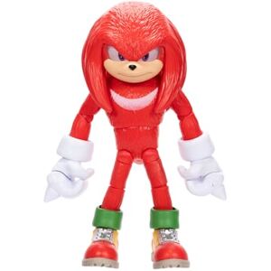 Sonic The Hedgehog Sonic 3 Movie Knuckles Sonic Collector Toy Figure by Jakks Pacific, Stands 5” / 13 cm Tall, Highly Articulated for Boys/Girls, Officially Licensed 3 Movie, Suggested for Ages 3+ Sonic The Hedgehog Sonic 3 Movie Knuckles Sonic Collector Toy Figure by Jakks Pacific, Stands 5” / 13 cm Tall, Highly Articulated for Boys/Girls, Officially Licensed 3 Movie, Suggested for Ages 3+