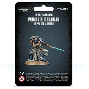 Games Workshop Warhammer 40,000 Space Marines Primaris Librarian In Phobos Armour, Grey Games Workshop Warhammer 40,000 Space Marines Primaris Librarian In Phobos Armour, Grey