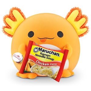 Snackles Super Sized 35 cm, Axolotl (Maruchan), by ZURU Cuddly Squishy Comfort 35 cm Plush with License Snack Brand Accessory (Axolotl) Snackles Super Sized 35 cm, Axolotl (Maruchan), by ZURU Cuddly Squishy Comfort 35 cm Plush with License Snack Brand Accessory (Axolotl)