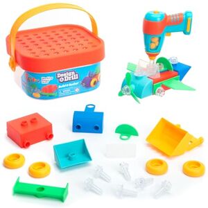 Educational Insights Learning Resources Design & Drill Build-It Bucket STEM Toy, 41 Pieces with Electric Drill Toy, Travel Toys for Boys & Girls, Ages 3+, Multicolor (4146) Educational Insights Learning Resources Design & Drill Build-It Bucket STEM Toy, 41 Pieces with Electric Drill Toy, Travel Toys for Boys & Girls, Ages 3+, Multicolor (4146)