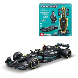 Bburago Build-It-Yourself Die-Cast Formula 1 F1 Model Kit MB W14 Hamilton 1:24 Scale Exceptionally Detailed Collectable Replica Race Car, Multiple Colours Bburago Build-It-Yourself Die-Cast Formula 1 F1 Model Kit MB W14 Hamilton 1:24 Scale Exceptionally Detailed Collectable Replica Race Car, Multiple Colours