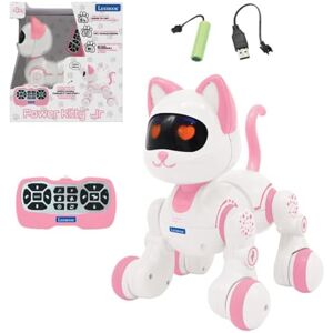 Lexibook , Power Kitty Jr., Remote control cat to train, Waddles like a real cat, Interactive eyes, STEM programmable, Rechargeable battery, Pink/white, KIT01LXB Lexibook , Power Kitty Jr., Remote control cat to train, Waddles like a real cat, Interactive eyes, STEM programmable, Rechargeable battery, Pink/white, KIT01LXB