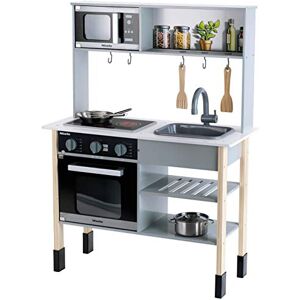 Theo Klein 7199 Miele Kitchen I White wooden kitchen incl. hob with sound and light With lots of kitchen accessories Toy for children aged 3 years and up Theo Klein 7199 Miele Kitchen I White wooden kitchen incl. hob with sound and light With lots of kitchen accessories Toy for children aged 3 years and up