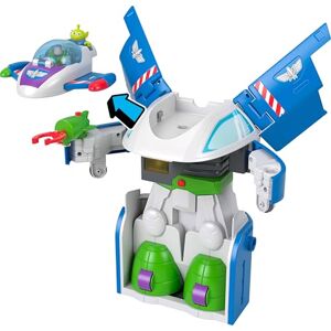 Fisher-Price Imaginext Transforming Buzz Lightyear Ship Toy Vehicle with lights, sounds,3-inch Action Figures, Launcher and Projectiles, JTH51 Fisher-Price Imaginext Transforming Buzz Lightyear Ship Toy Vehicle with lights, sounds,3-inch Action Figures, Launcher and Projectiles, JTH51
