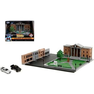 Jada Toys Back to the Future Nano-Scene Clock Tower (26.5 x 23 cm) Detailed Diorama of the Hill Valley Courthouse including 2 Metal Model Cars, Back to The Future Fan Item from 8 Years Jada Toys Back to the Future Nano-Scene Clock Tower (26.5 x 23 cm) Detailed Diorama of the Hill Valley Courthouse including 2 Metal Model Cars, Back to The Future Fan Item from 8 Years
