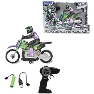 Lexibook , Crosslander®, Radio-controlled off-road motorcycle, up to 12km/h, perfect balance, light effects, crazy skids, fast acceleration, ergonomic remote control, rechargeable, RC18LXB Lexibook , Crosslander®, Radio-controlled off-road motorcycle, up to 12km/h, perfect balance, light effects, crazy skids, fast acceleration, ergonomic remote control, rechargeable, RC18LXB