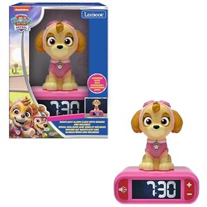 Lexibook , PAW Patrol, PAW Patrol Nightlight Alarm Clock, Sounds and Melodies, Backlit LCD Screen, Luminous, Snooze, RL800PAG Lexibook , PAW Patrol, PAW Patrol Nightlight Alarm Clock, Sounds and Melodies, Backlit LCD Screen, Luminous, Snooze, RL800PAG