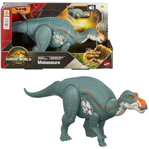 Mattel Jurassic World Rebirth Wild Roar Maiasaura Dinosaur Toy with Tail-Controlled Chomp Multi-Direction Attack & Sound, Posable & Digital Play, JGC82 Mattel Jurassic World Rebirth Wild Roar Maiasaura Dinosaur Toy with Tail-Controlled Chomp Multi-Direction Attack & Sound, Posable & Digital Play, JGC82