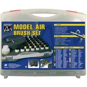Vallejo Model Air Airbrush Set with Military Colours Vallejo Model Air Airbrush Set with Military Colours