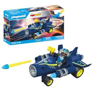 Playmobil Fun Stars Racing Space Jet Toy from 4 years Gift for children Toy car With pull-back motor & shooting function 71717 Playmobil Fun Stars Racing Space Jet Toy from 4 years Gift for children Toy car With pull-back motor & shooting function 71717