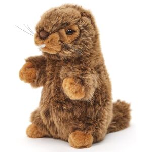 Uni-Toys Marmot (without voice), standing 17 cm (height) plush mankei plush toy, cuddly toy Uni-Toys Marmot (without voice), standing 17 cm (height) plush mankei plush toy, cuddly toy
