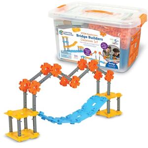 Learning Resources STEM Explorers Bridge Builders Classroom Set, STEM Toys Age 5, Construction Toys, Engineering Toys, 305 Pieces Learning Resources STEM Explorers Bridge Builders Classroom Set, STEM Toys Age 5, Construction Toys, Engineering Toys, 305 Pieces
