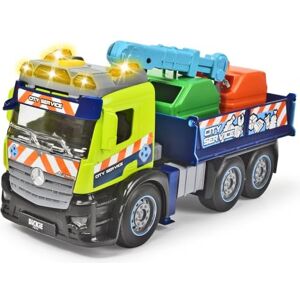 Dickie Toys Action Truck Recycling Truck with Recycling Container, with Crane, Sound and Warning Light, Loading and Unloading Function, Waste Removal for Children from 3 Years 203745015 Green/Blue Dickie Toys Action Truck Recycling Truck with Recycling Container, with Crane, Sound and Warning Light, Loading and Unloading Function, Waste Removal for Children from 3 Years 203745015 Green/Blue
