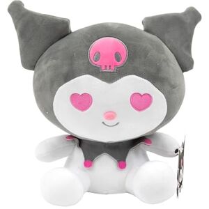 Hello Kitty Kuromi Plush, 30cm Grey Soft Toy, Cute Kuromi Character in Grey Outfit with Signature Details, Official Licensed Collectable, Gift for Fans and Children, Ages 4+ Hello Kitty Kuromi Plush, 30cm Grey Soft Toy, Cute Kuromi Character in Grey Outfit with Signature Details, Official Licensed Collectable, Gift for Fans and Children, Ages 4+