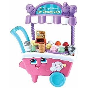 LeapFrog 600753 Scoop & Learn Ice Cream Cart, Pink, Pretend Toddler Toy for Role Play Food and Magic Ice Cream Scooper Scoop/Learn Cart Set, English Version LeapFrog 600753 Scoop & Learn Ice Cream Cart, Pink, Pretend Toddler Toy for Role Play Food and Magic Ice Cream Scooper Scoop/Learn Cart Set, English Version