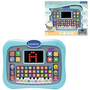 Lexibook , Educational tablet, Bilingual ENGLISH/SPANISH, Talking tablet with screen to learn the alphabet, numbers and animals, Piano and interactive quiz modes, Blue, JCPAD007i2LXB Lexibook , Educational tablet, Bilingual ENGLISH/SPANISH, Talking tablet with screen to learn the alphabet, numbers and animals, Piano and interactive quiz modes, Blue, JCPAD007i2LXB