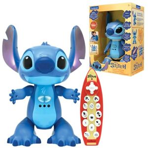 Lexibook , Disney Stitch, Bilingual English Italian Interactive Toy, Gesture and Remote Control, Reacts to Touch, Programmable, Two Speed, Blue, STITCHi5 Lexibook , Disney Stitch, Bilingual English Italian Interactive Toy, Gesture and Remote Control, Reacts to Touch, Programmable, Two Speed, Blue, STITCHi5