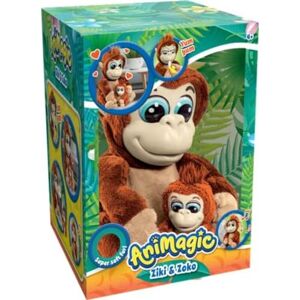 Animagic : Ziki and Zoko Gorillas Super Soft Interactive Mum & Baby Gorilla Plushes with Programmed Sounds and Movements! Suitable for Ages 4+ Animagic : Ziki and Zoko Gorillas Super Soft Interactive Mum & Baby Gorilla Plushes with Programmed Sounds and Movements! Suitable for Ages 4+
