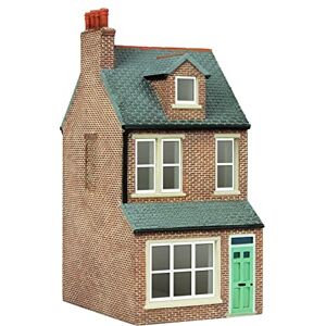 Hornby R7353 OO Gauge Victorian Terrace House (Right Middle) Model Railway Accessories, Miniature Diorama Scenery for Train Sets Lifelike Building Models Scale 1:76 Hornby R7353 OO Gauge Victorian Terrace House (Right Middle) Model Railway Accessories, Miniature Diorama Scenery for Train Sets Lifelike Building Models Scale 1:76
