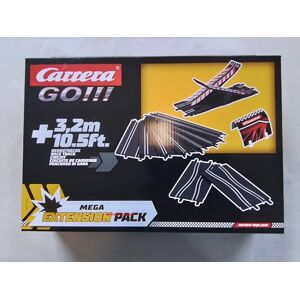 Carrera GO!!! Track Extension Pack Mega 3.2 Metres Additional Track With 7 Straights, 2 Narrow Sections, 1 See Saw Section & 1 Tunnel, Compatible With All Slot Racing Tracks Carrera GO!!! Track Extension Pack Mega 3.2 Metres Additional Track With 7 Straights, 2 Narrow Sections, 1 See Saw Section & 1 Tunnel, Compatible With All Slot Racing Tracks