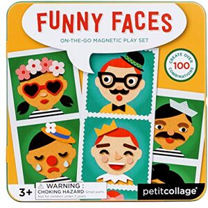 Petit Collage Funny Face Magnetic Travel Play Set – Fun Game for Families, Ideal for 2-4 Players, Ages 4+ – Travel Game for Kids with Handy Portable Tin – Make a Great Gift Idea Petit Collage Funny Face Magnetic Travel Play Set – Fun Game for Families, Ideal for 2-4 Players, Ages 4+ – Travel Game for Kids with Handy Portable Tin – Make a Great Gift Idea