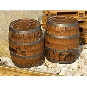 Faller Pola 333211 Wooden Barrels 2/ G Scale Building Kit, Brown, Small Faller Pola 333211 Wooden Barrels 2/ G Scale Building Kit, Brown, Small