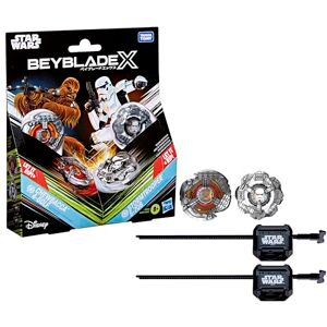 Hasbro Beyblade X and Star Wars Collab, Chewbacca 4-80LF vs Stormtrooper 5-70B Hasbro Beyblade X and Star Wars Collab, Chewbacca 4-80LF vs Stormtrooper 5-70B