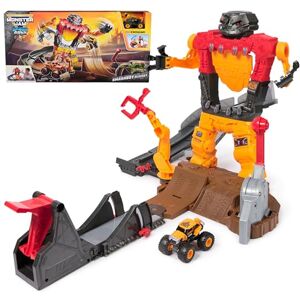 Monster Cable Smash & Bash SmashBot Playset with Launcher, Exclusive 1:64 Scale Monster Truck, 15-Inch Repairable Robot, Kids Toys for Boy and Girls Age 3 and up Monster Cable Smash & Bash SmashBot Playset with Launcher, Exclusive 1:64 Scale Monster Truck, 15-Inch Repairable Robot, Kids Toys for Boy and Girls Age 3 and up