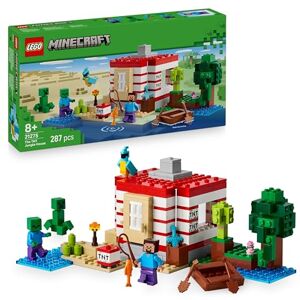 Lego Minecraft The TNT Jungle House Toy Interactive Set with a boat model, Steve, Creeper and Zombie Figures plus a TNT Function Gamer Gift for 8+ Year Old Girls & Boys 21275 Lego Minecraft The TNT Jungle House Toy Interactive Set with a boat model, Steve, Creeper and Zombie Figures plus a TNT Function Gamer Gift for 8+ Year Old Girls & Boys 21275