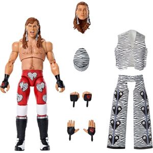 Mattel WWE Ultimate Edition Action Figure & Accessories Set, Shawn Michaels 6-inch Collectible with Swappable Heads & Hands, 30 Articulation Points, JKD31 Mattel WWE Ultimate Edition Action Figure & Accessories Set, Shawn Michaels 6-inch Collectible with Swappable Heads & Hands, 30 Articulation Points, JKD31