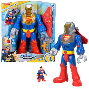 Imaginext Fisher-Price DC Super Friends Superman Toy Insider & Exo Suit 12-Inch Robot with Lights & Sounds for Kids Ages 3+ Years, JCT47 Imaginext Fisher-Price DC Super Friends Superman Toy Insider & Exo Suit 12-Inch Robot with Lights & Sounds for Kids Ages 3+ Years, JCT47