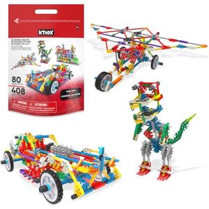 Basic Fun K'NEX Deluxe Building Set – 408 Piece STEM Kit with 80 Model Ideas & Storage Bag – Educational Construction Toy for Kids Aged 7+ Basic Fun K'NEX Deluxe Building Set – 408 Piece STEM Kit with 80 Model Ideas & Storage Bag – Educational Construction Toy for Kids Aged 7+