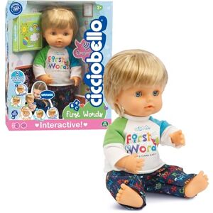 Cicciobello First Words Baby Doll Interactive Toy, Teaches First Words, Soft Body Baby Doll with Sounds, Talking Doll for Toddlers, Role Play Toy Gift for Children Aged 2+ Cicciobello First Words Baby Doll Interactive Toy, Teaches First Words, Soft Body Baby Doll with Sounds, Talking Doll for Toddlers, Role Play Toy Gift for Children Aged 2+