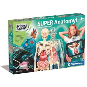 Clementoni - Super Anatomy Augmented Reality Science Kit: Build a Skeleton Model & Explore the Human Body in 3D (8+ Years) Clementoni - Super Anatomy Augmented Reality Science Kit: Build a Skeleton Model & Explore the Human Body in 3D (8+ Years)