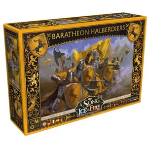 CMON , A Song of Ice & Fire Baratheon Halberdiers (Halberdiers of Haus Baratheon), Expansion, Tabletop, 2 Players, Ages 14+, 45-60 Minutes, German, Multilingual CMON , A Song of Ice & Fire Baratheon Halberdiers (Halberdiers of Haus Baratheon), Expansion, Tabletop, 2 Players, Ages 14+, 45-60 Minutes, German, Multilingual