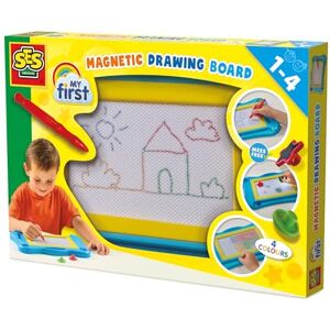 Creative Labs My First Magnetic Drawing Board, 4 Colours, with Pen and Stamps, Ages 1-4 Years Creative Labs My First Magnetic Drawing Board, 4 Colours, with Pen and Stamps, Ages 1-4 Years
