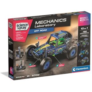Clementoni - Off-Road Vehicle Builder Set: Includes Interchangable Parts & Realistic Features (8+ Years) Clementoni - Off-Road Vehicle Builder Set: Includes Interchangable Parts & Realistic Features (8+ Years)