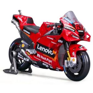Maisto DUCATI LENOVO (#43 MILLER) 2020 Motorbike 1:18 Scale Incredibly Detailed Die-Cast Replica Collectible Motorcycle Model, Red Maisto DUCATI LENOVO (#43 MILLER) 2020 Motorbike 1:18 Scale Incredibly Detailed Die-Cast Replica Collectible Motorcycle Model, Red