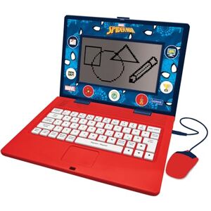 Lexibook , Spider-Man, Bilingual and Educational Laptop SPANISH/ENGLISH, Toy for Children, 170 Activities to Learn, Play Games and Music, Large Screen, Blue/Red, JC599SPi2 Lexibook , Spider-Man, Bilingual and Educational Laptop SPANISH/ENGLISH, Toy for Children, 170 Activities to Learn, Play Games and Music, Large Screen, Blue/Red, JC599SPi2